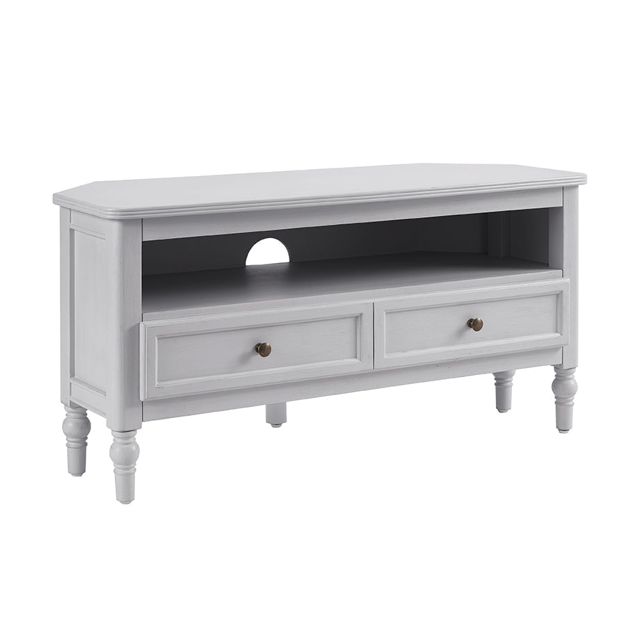 Dusklia - Ruby 100cm Corner TV Unit - Washed Stone