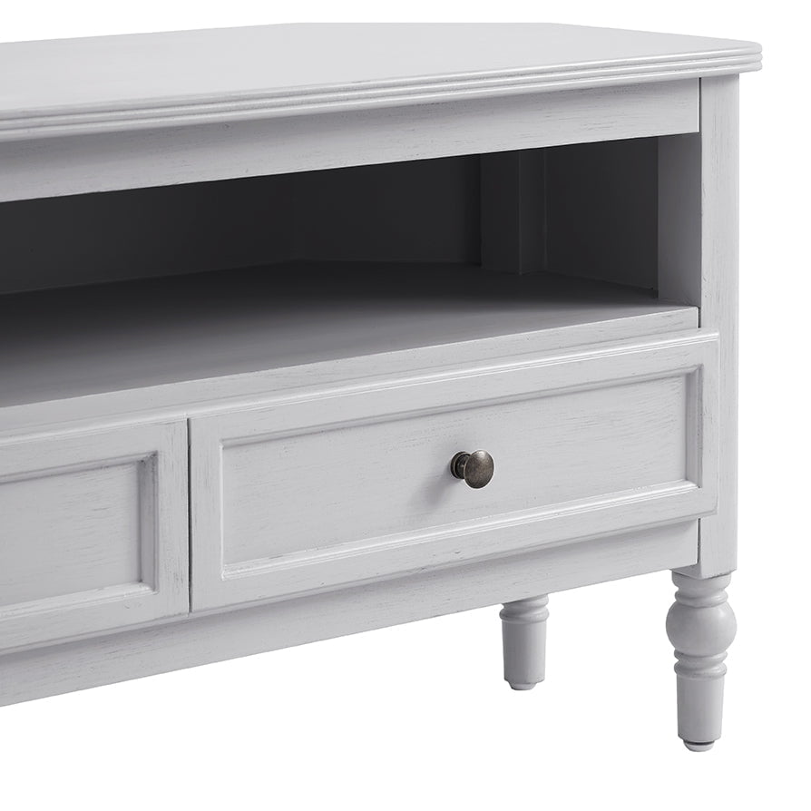 Dusklia - Ruby 100cm Corner TV Unit - Washed Stone