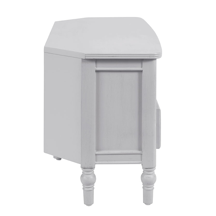Dusklia - Ruby 100cm Corner TV Unit - Washed Stone