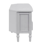 Dusklia - Ruby 100cm Corner TV Unit - Washed Stone