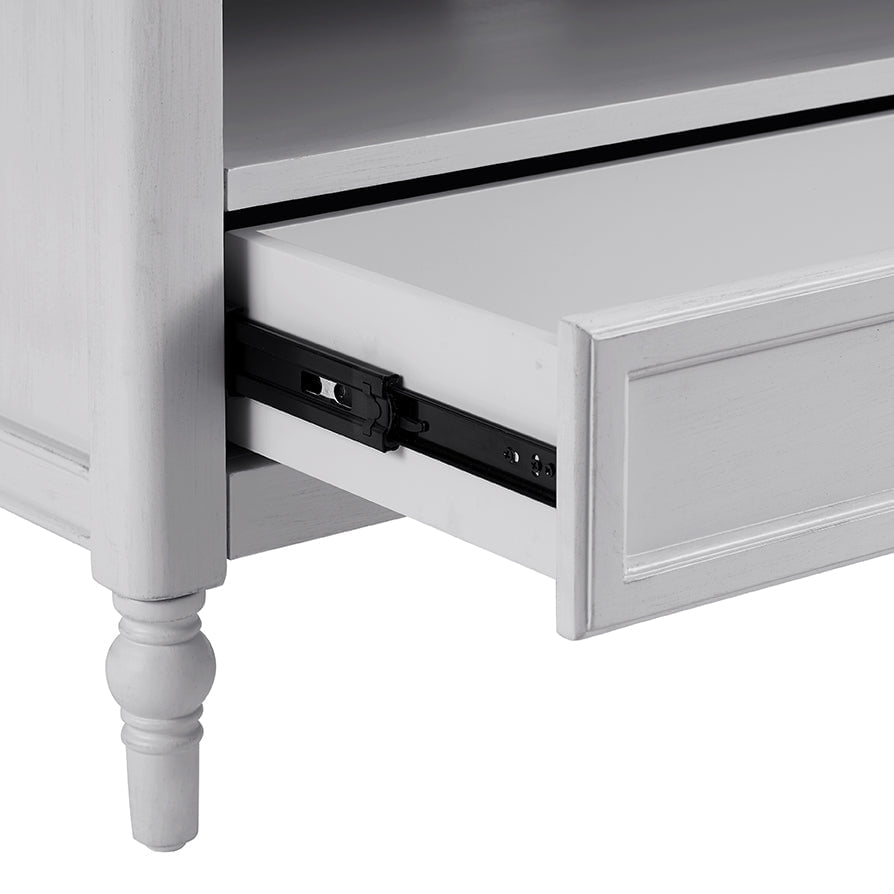 Dusklia - Ruby 100cm Corner TV Unit - Washed Stone
