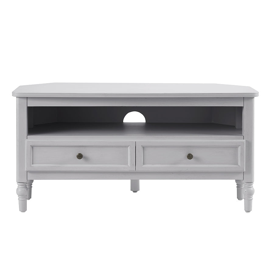 Dusklia - Ruby 100cm Corner TV Unit - Washed Stone