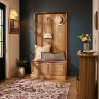 Dusklia - Ruby Entry Way Cabinet - Light Wood
