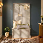 Dusklia - Ruby Entry Way Cabinet - Taupe
