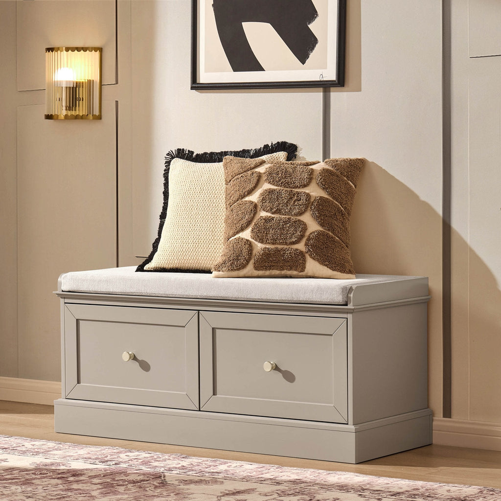Dusklia - Ruby Seated Storage - Taupe