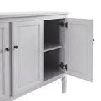Dusklia - Ruby 4 Door Sideboard - Washed Stone