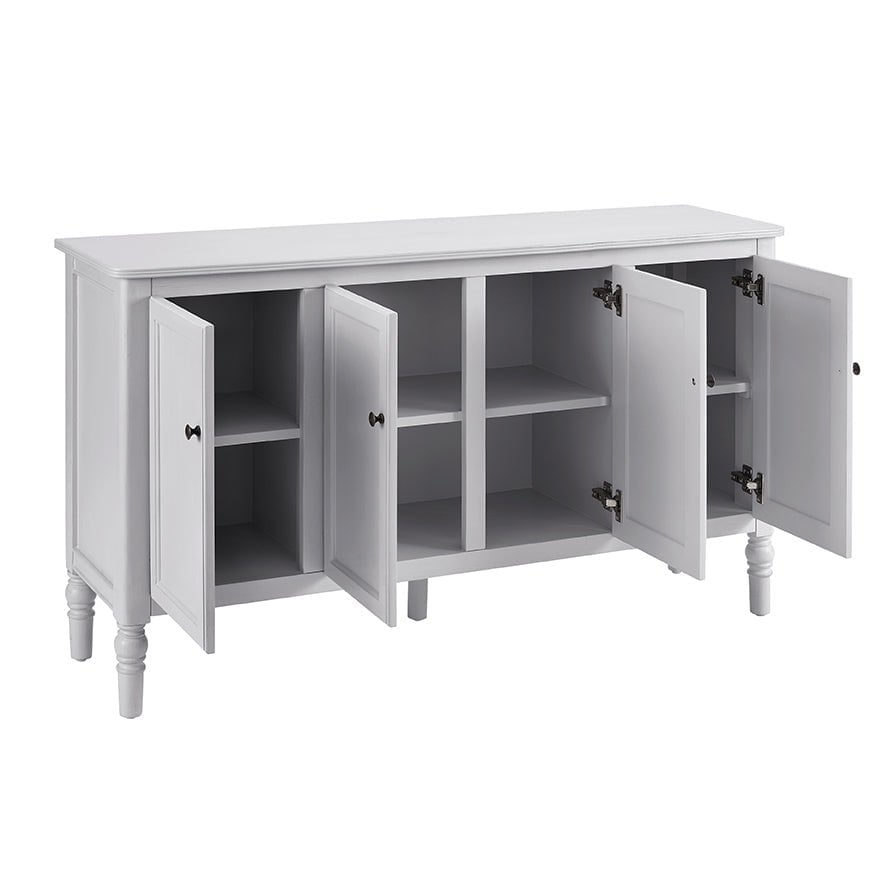 Dusklia - Ruby 4 Door Sideboard - Washed Stone