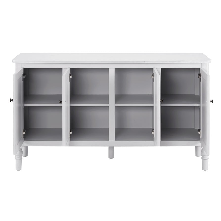 Dusklia - Ruby 4 Door Sideboard - Washed Stone