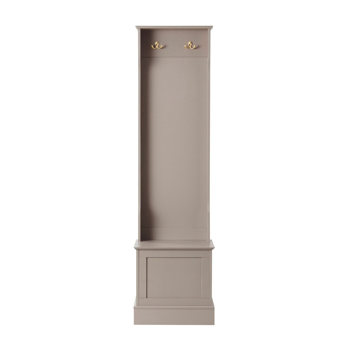 Dusklia - Ruby Space Saving Entry Way Cabinet - Taupe