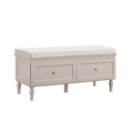 Dusklia - Ruby Storage Cupboard With Seat - Taupe