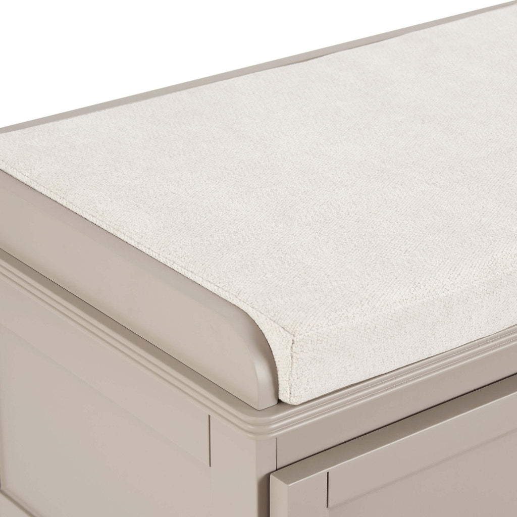 Dusklia - Ruby Storage Cupboard With Seat - Taupe