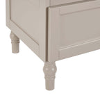 Dusklia - Ruby Storage Cupboard With Seat - Taupe