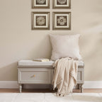 Dusklia - Ruby Storage Cupboard With Seat - Taupe