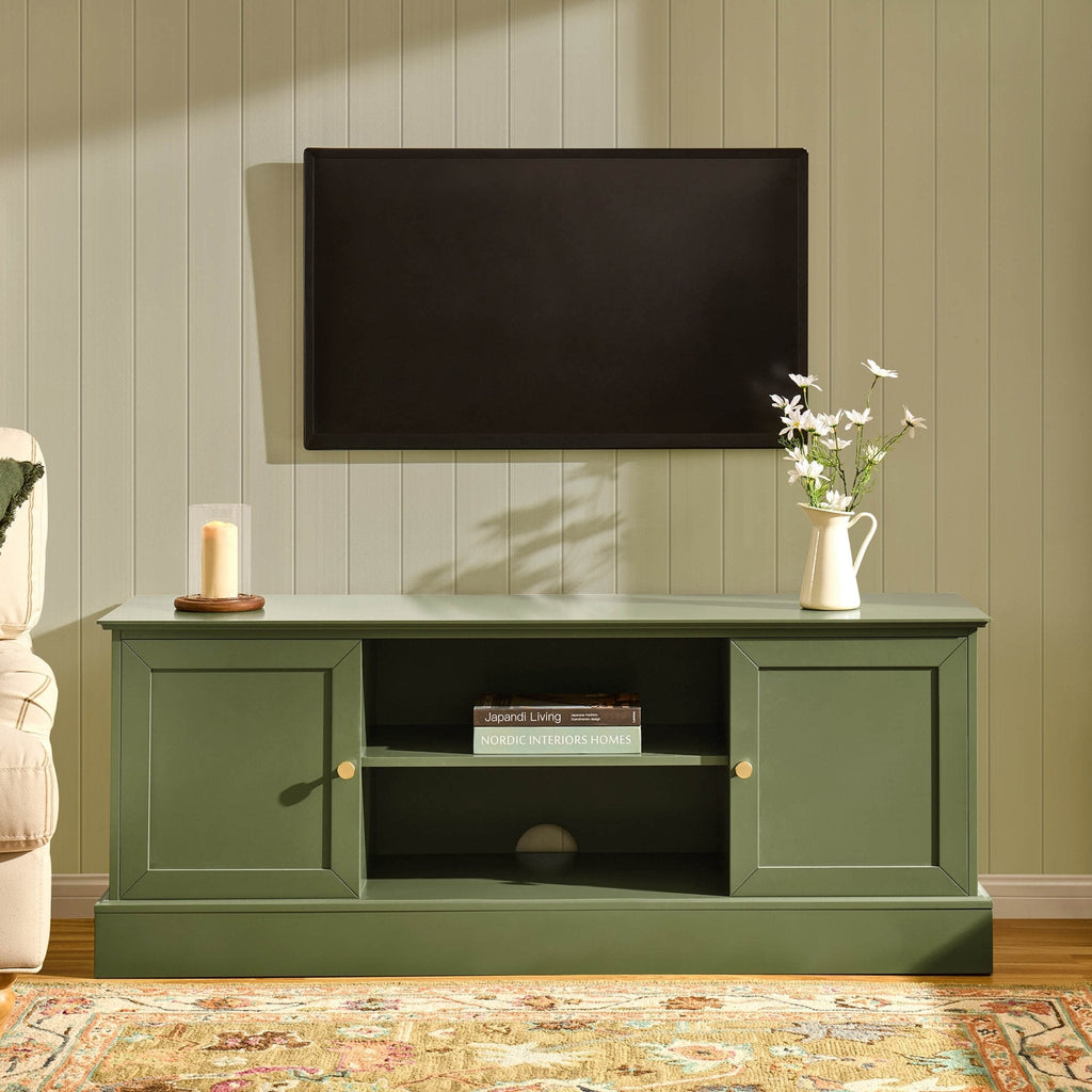 Dusklia - Ruby TV Unit for TVs up to 60- Olive