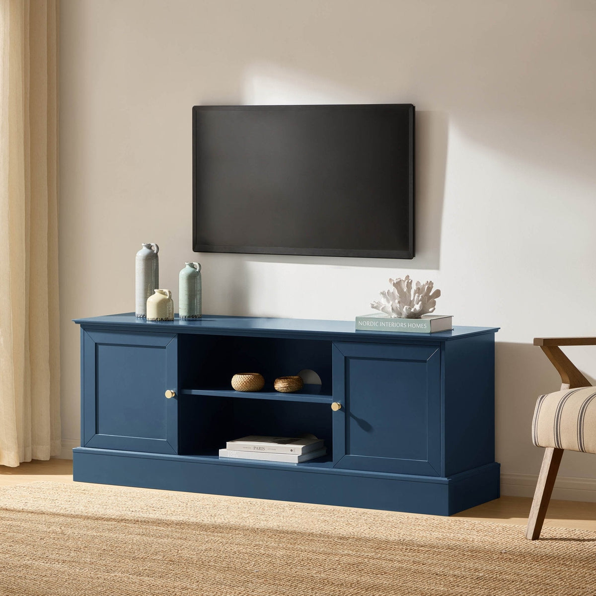 Dusklia - Ruby TV Unit for TVs up to 60- Teal