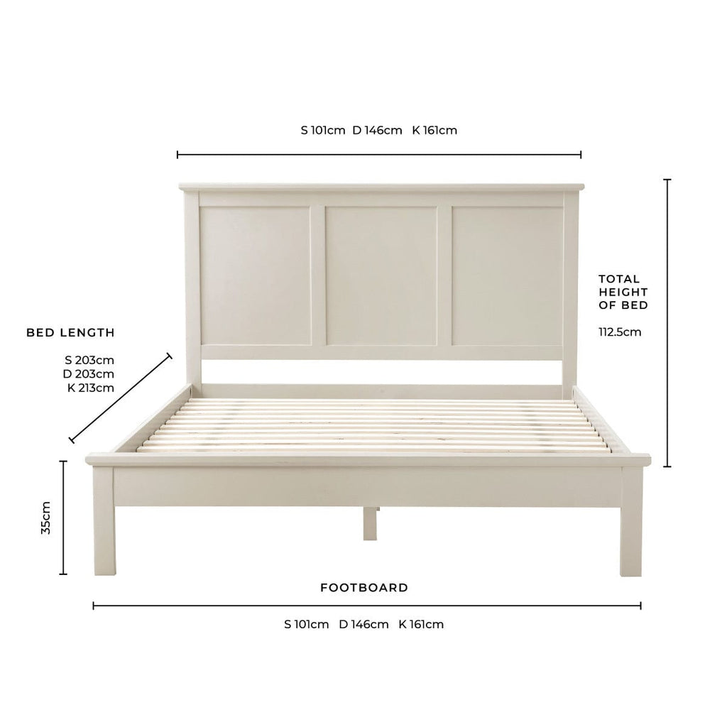 Dusklia - Salcombe Bed Frame - Walnut