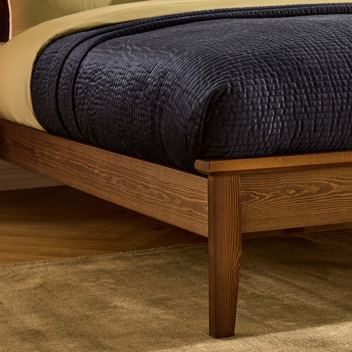 Dusklia - Salcombe Bed Frame - Walnut
