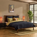 Dusklia - Salcombe Bed Frame - Walnut