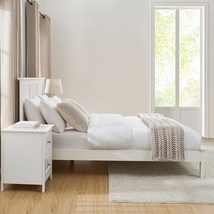 Dusklia - Salcombe Bed Frame - White
