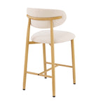 Dusklia - Sally Set of 2 Barstools - Cream Linen