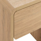 Dusklia - Samira Side Table - Light Wood