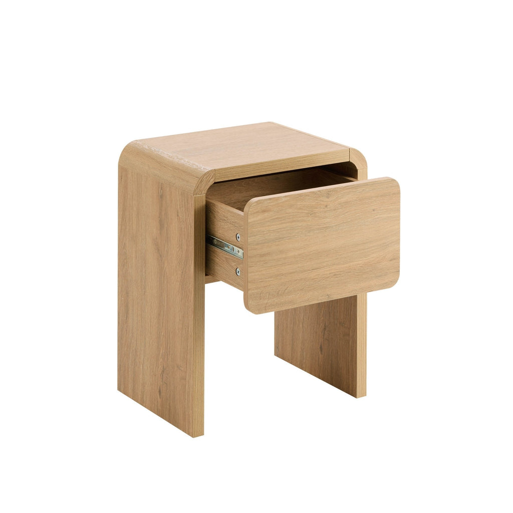 Dusklia - Samira Side Table - Light Wood