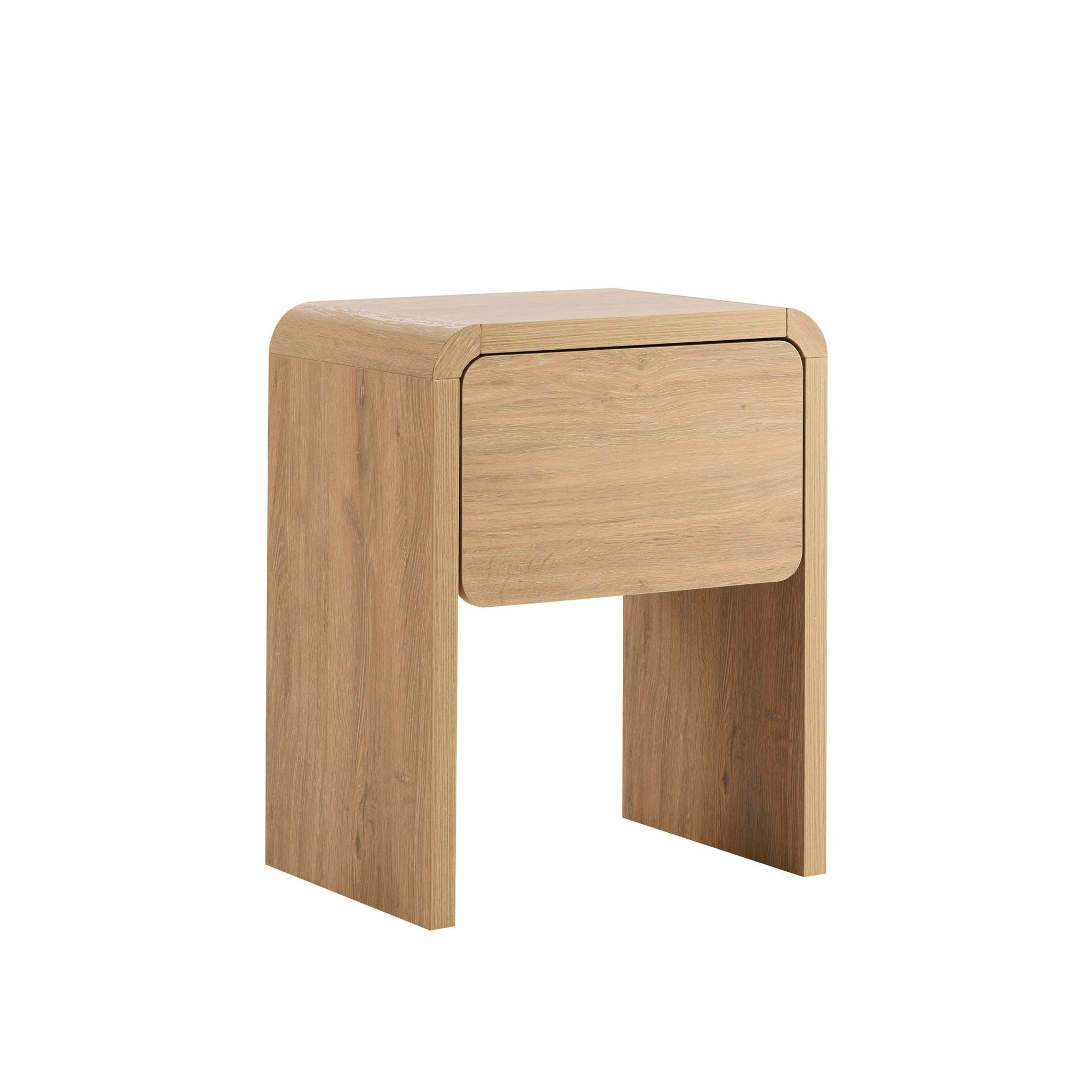 Dusklia - Samira Side Table - Light Wood