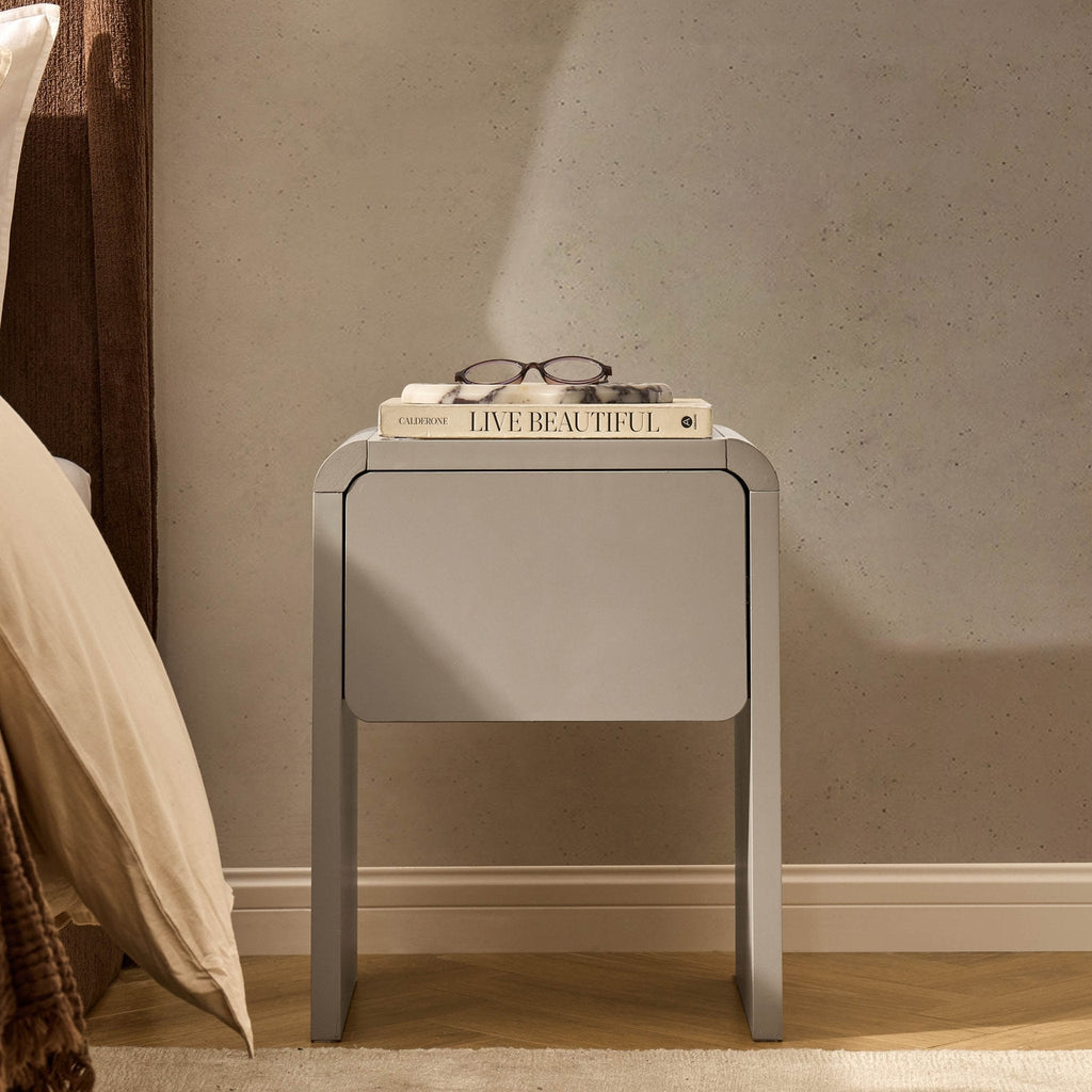 Dusklia - Samira Side Table - Taupe