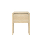 Dusklia - Samira Side Table - Travertine Effect
