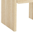 Dusklia - Samira Side Table - Travertine Effect