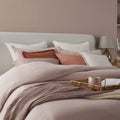 Dusklia - Santorini Muslin Duvet Cover & Pillowcase Set - Blush Pink
