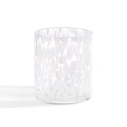 Dusklia - Sarda Dotty Glass Tumblers - Set of 4 - White