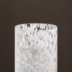 Dusklia - Sarda Dotty Glass Tumblers - Set of 4 - White
