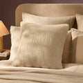 Dusklia - Savannah Set of 2 Tufted Muslin Cushion Cover - Oat