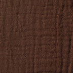Dusklia - Savannah Set of 2 Tufted Muslin Cushion Covers - Chocolate