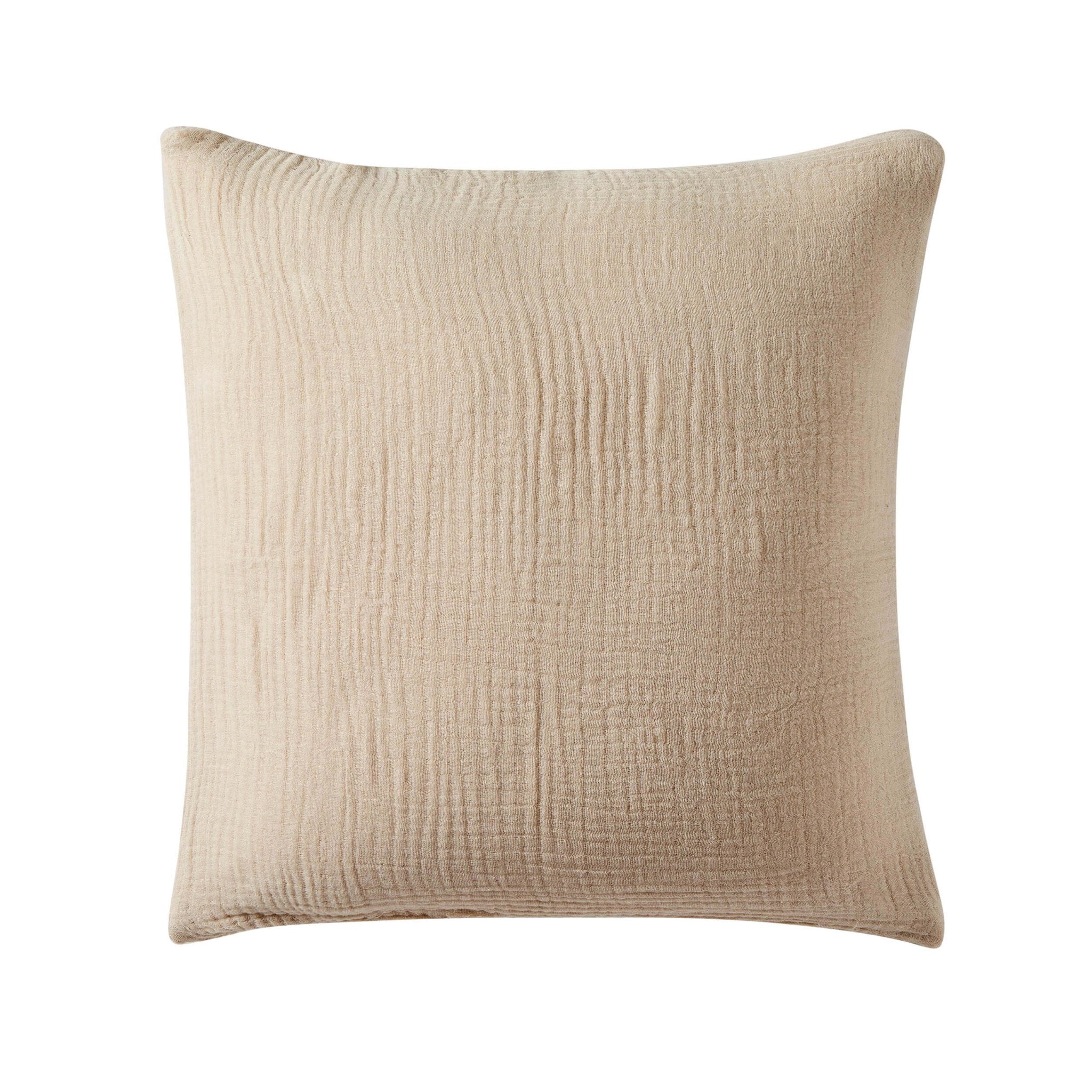 Dusklia - Savannah Set of 2 Tufted Muslin Sofa Cushion Cover - Oat