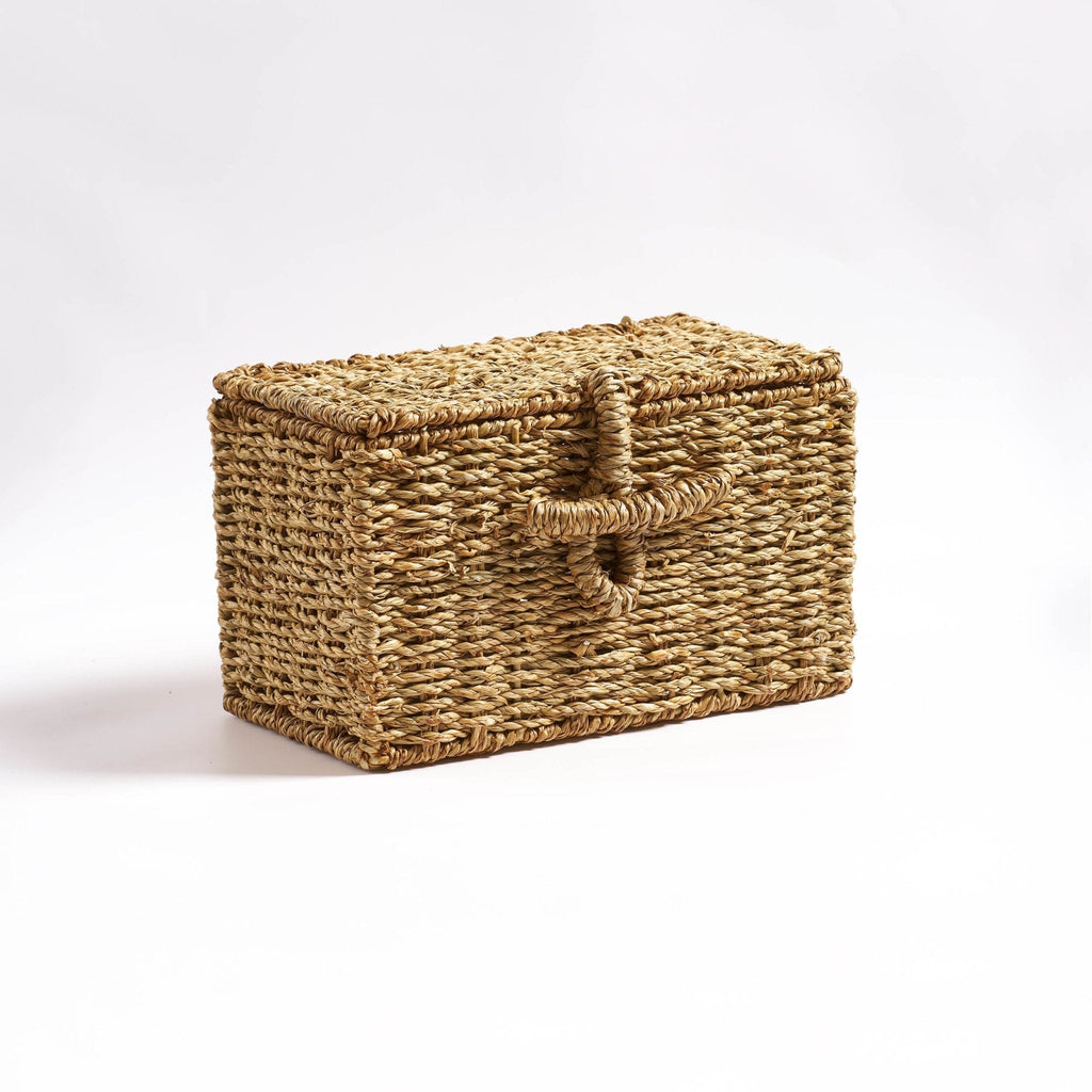 Dusklia - Seagrass Storage Basket - Natural