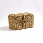 Dusklia - Seagrass Storage Basket - Natural