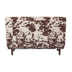 Dusklia - Seattle Double Click Clack Sofa Bed - Brown Cow Print