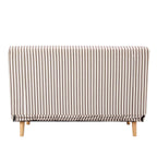 Dusklia - Seattle Double Click Clack Sofa Bed - Chocolate Stripe