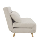 Dusklia - Seattle Double Click Clack Sofa Bed - Corduroy - Pebble