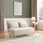 Dusklia - Seattle Double Click Clack Sofa Bed - Corduroy - Pebble