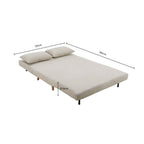 Dusklia - Seattle Double Click Clack Sofa Bed - Olive Green