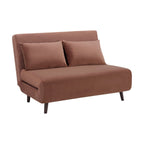 Dusklia - Seattle Double Click Clack Sofa Bed - Mauve
