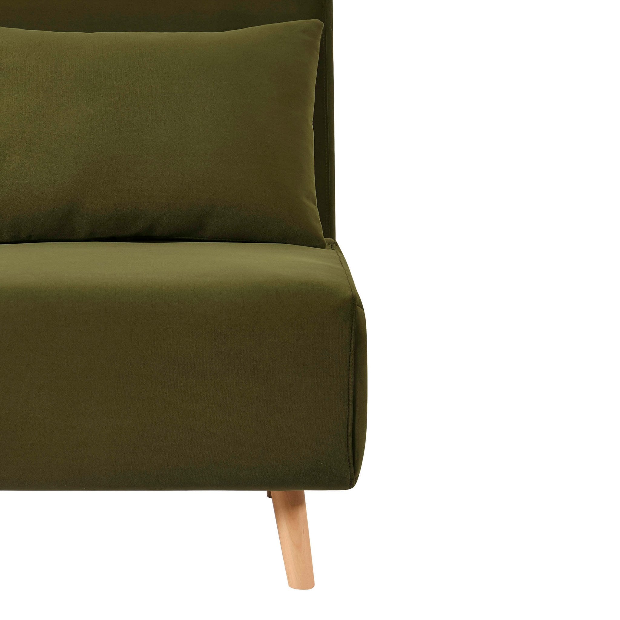 Dusklia - Seattle Double Click Clack Sofa Bed - Muted Moss
