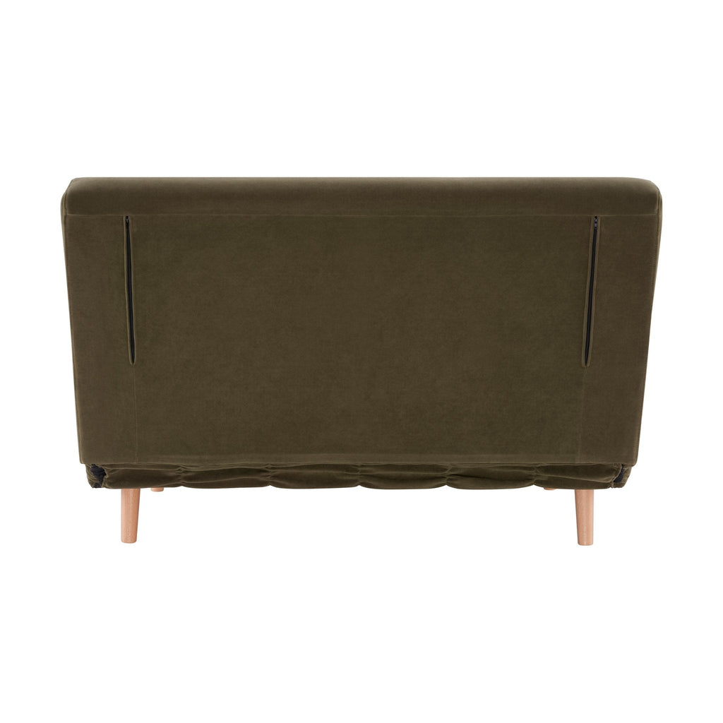 Dusklia - Seattle Double Click Clack Sofa Bed - Olive Green