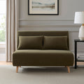 Dusklia - Seattle Double Click Clack Sofa Bed - Olive Green