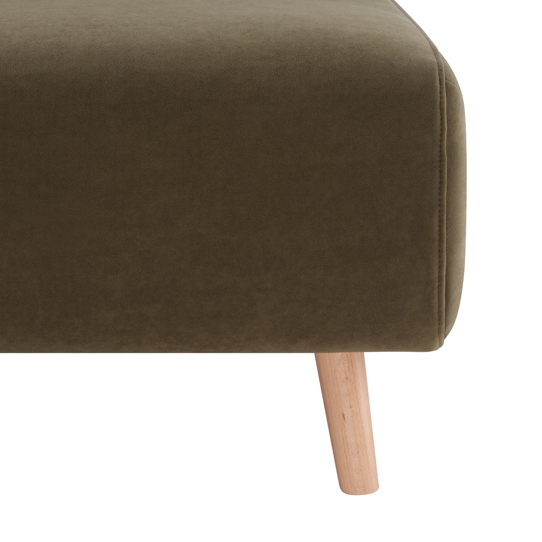 Dusklia - Seattle Double Click Clack Sofa Bed - Olive Green