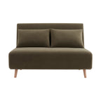 Dusklia - Seattle Double Click Clack Sofa Bed - Olive Green