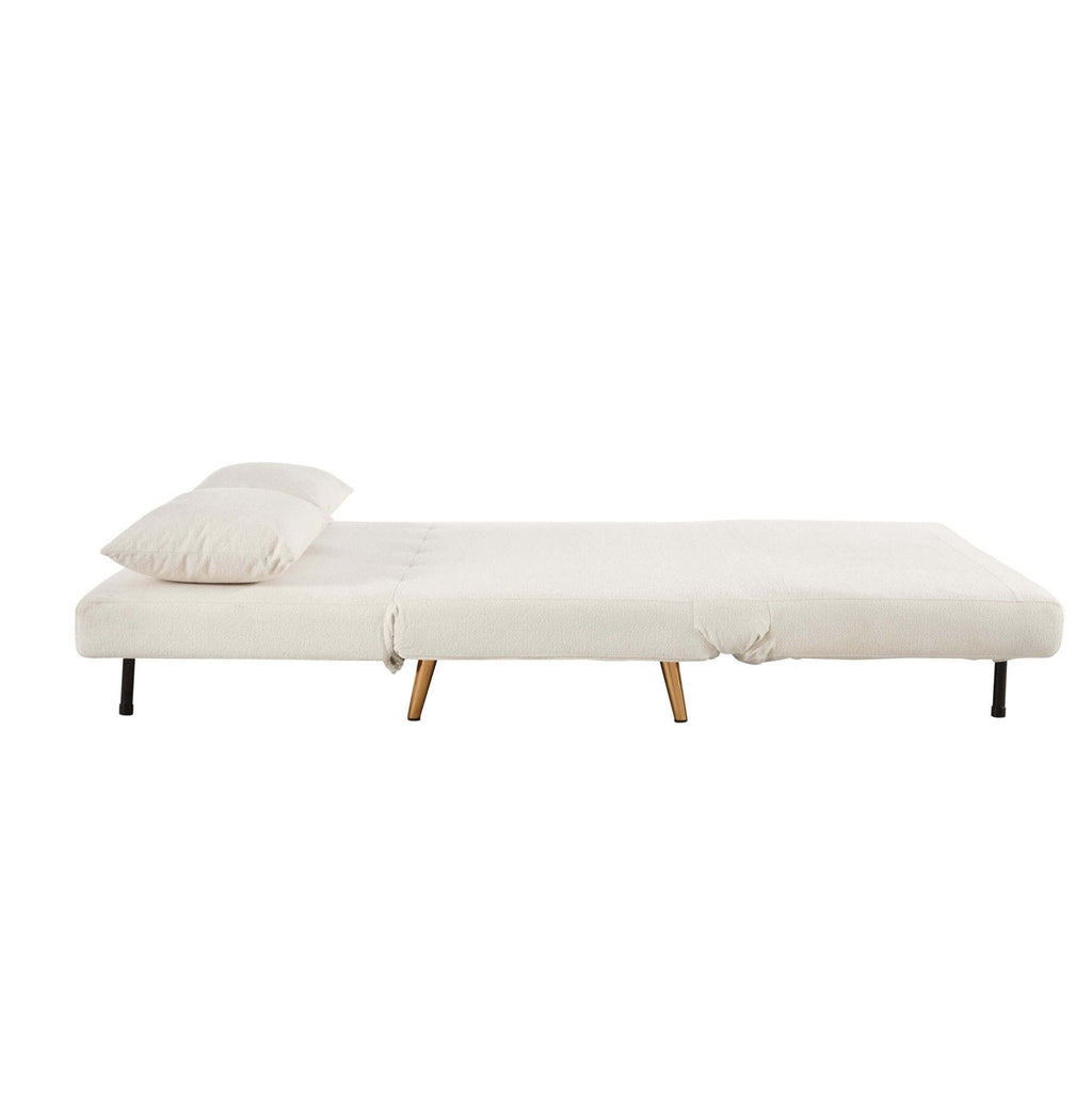 Dusklia - Seattle Double Click Clack Sofa Bed - Teddy Cream